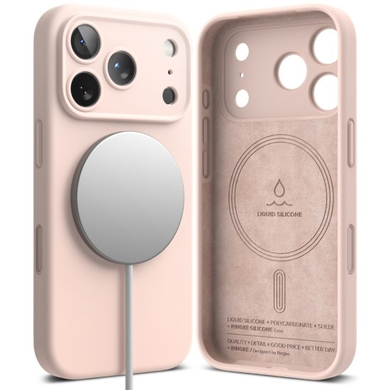 Θήκη Σιλικόνης Ringke Silicone Magnetic For iPhone 17 Pro Pink Sand (SIMG1088E67) Θήκη Σιλικόνης Ringke Silicone Magnetic For iPhone 17 Pro Pink Sand (SIMG1088E67)