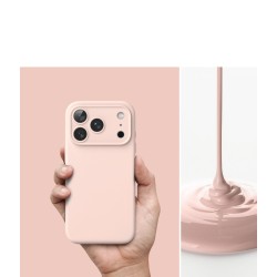 Θήκη Σιλικόνης Ringke Silicone Magnetic For iPhone 17 Pro Pink Sand (SIMG1088E67)