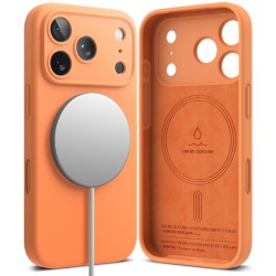 Θήκη Σιλικόνης Ringke Silicone Magnetic For iPhone 17 Pro Tangerine (SIMG1088R91)