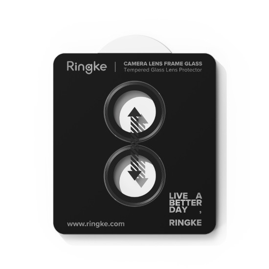 Γυαλί Προστασίας Κάμερας Ringke Camera Lens Frame Glass (2 Τεμάχια) for iPhone 17 (CLF1G1128) Black