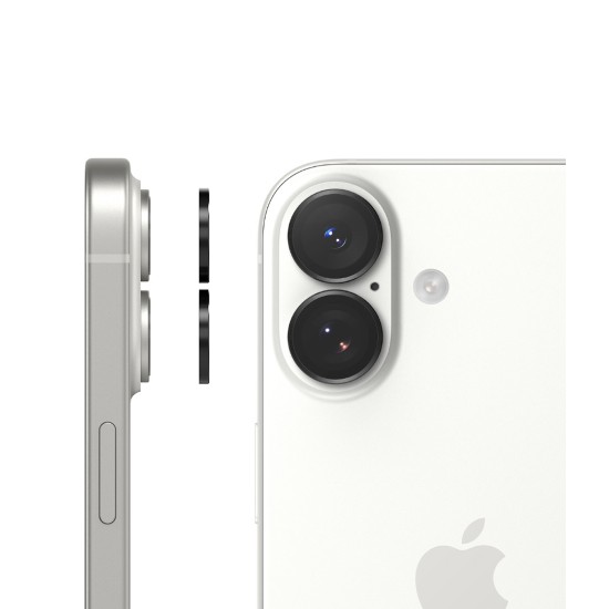 Γυαλί Προστασίας Κάμερας Ringke Camera Lens Frame Glass (2 Τεμάχια) for iPhone 17 (CLF1G1128) Black