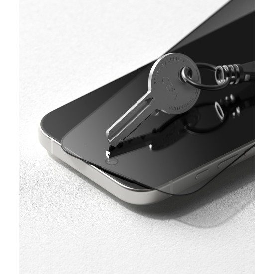 Γυαλί Προστασίας Ringke Easy Slide Privacy Tempered Glass Screen Protector for iPhone 17 (2 Τεμάχια) (G4as1127)