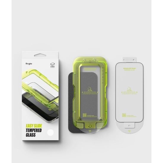 Γυαλί Προστασίας Ringke Easy Slide Tempered Glass Screen Protector for iPhone 17 (2 Τεμάχια) (G4as1126)