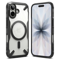 Θήκη Σιλικόνης Ringke Fusion X durable Magnetic PC Case with TPU Bumper for iPhone 17 black (FXMG1103E55)