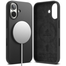 Θήκη Σιλικόνης Ringke Silicone Magnetic For iPhone 17 Black (SIMG1104E55)
