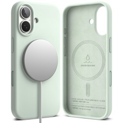 Θήκη Σιλικόνης Ringke Silicone Magnetic For iPhone 17 Soft Mint (SIMG1104E43)