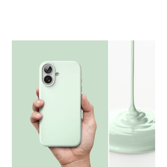 Θήκη Σιλικόνης Ringke Silicone Magnetic For iPhone 17 Soft Mint (SIMG1104E43)