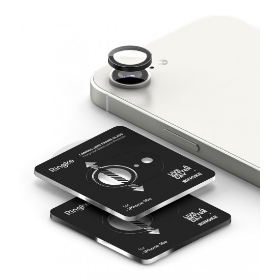 Γυαλί Προστασίας Κάμερας Ringke Camera Lens Frame Glass (2 Τεμάχια) for iPhone 16e (CLF1G1038) Black Γυαλί Προστασίας Κάμερας Ringke Camera Lens Frame Glass (2 Τεμάχια) for iPhone 16e (CLF1G1038) Black