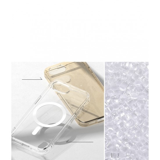 Θήκη Σιλικόνης Ringke Fusion Magnetic polycarbonate case with TPU frame for iPhone 16e Clear (FMG1032E52) Θήκη Σιλικόνης Ringke Fusion Magnetic polycarbonate case with TPU frame for iPhone 16e Clear (FMG1032E52)