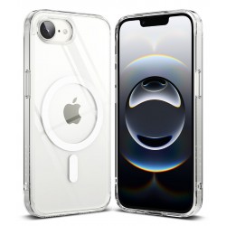 Θήκη Σιλικόνης Ringke Fusion Magnetic polycarbonate case with TPU frame for iPhone 16e Clear (FMG1032E52)