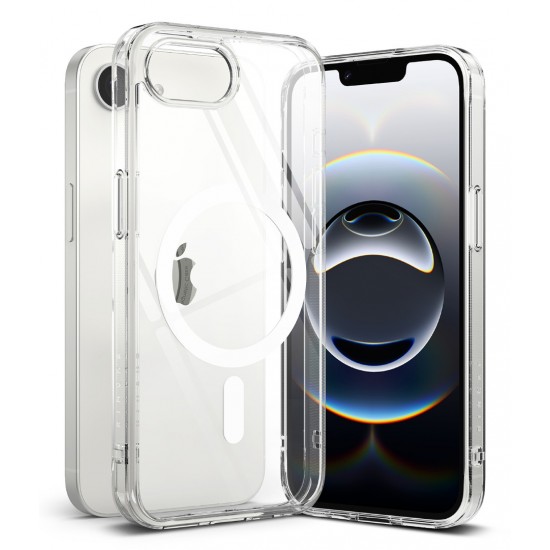 Θήκη Σιλικόνης Ringke Fusion Magnetic polycarbonate case with TPU frame for iPhone 16e Clear (FMG1032E52) Θήκη Σιλικόνης Ringke Fusion Magnetic polycarbonate case with TPU frame for iPhone 16e Clear (FMG1032E52)