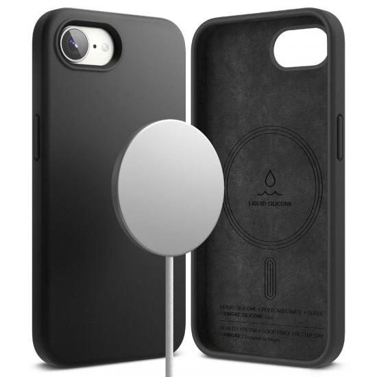 Θήκη Σιλικόνης Ringke Silicone Magnetic For iPhone 16e Black (SIMG1035E55) Θήκη Σιλικόνης Ringke Silicone Magnetic For iPhone 16e Black (SIMG1035E55)