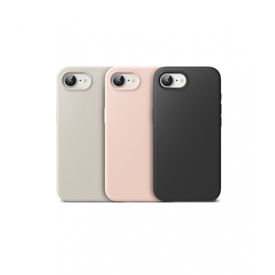 Θήκη Σιλικόνης Ringke Silicone Magnetic For iPhone 16e  Pink Sand (SIMG1035E67)