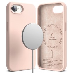 Θήκη Σιλικόνης Ringke Silicone Magnetic For iPhone 16e  Pink Sand (SIMG1035E67)