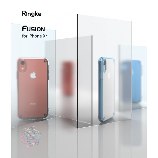 Θήκη Σιλικόνης Ringke Fusion TPU case with frame for iPhone XR Clear (FSAP0033)