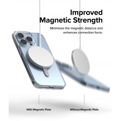 Μαγνητικος δακτύλιος Ringke Magnetic Plate για τη μετατροπή μιας κανονικής θήκης σε θήκη MagSafe ΅White (HG617141RS)