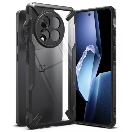 Θήκη Σιλικόνης Ringke Fusion X durable PC Case with TPU Bumper for Oneplus 13R black (FX1039R55)