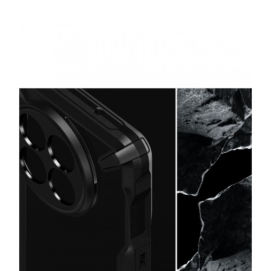 Θήκη Σιλικόνης Ringke Fusion X durable PC Case with TPU Bumper for Oneplus 13R black (FX1039R55)