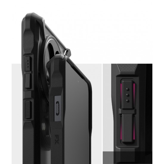 Θήκη Σιλικόνης Ringke Fusion X durable PC Case with TPU Bumper for Oneplus 13R black (FX1039R55)