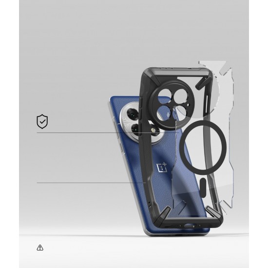 Θήκη Σιλικόνης Ringke Fusion X durable Magnetic PC Case with TPU Bumper for OnePlus 13 Black (FXMG1015R55) Θήκη Σιλικόνης Ringke Fusion X durable Magnetic PC Case with TPU Bumper for OnePlus 13 Black (FXMG1015R55)