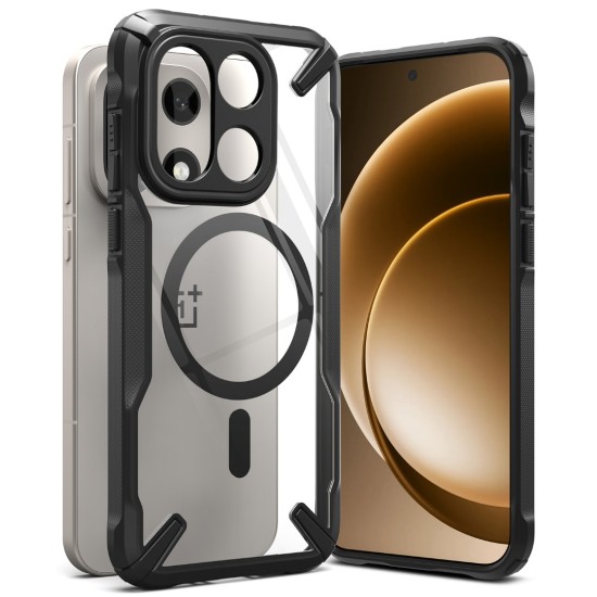 Θήκη Σιλικόνης Ringke Fusion X durable Magnetic PC Case with TPU Bumper for OnePlus 15 Black (FXMG1258E55) Θήκη Σιλικόνης Ringke Fusion X durable Magnetic PC Case with TPU Bumper for OnePlus 15 Black (FXMG1258E55)