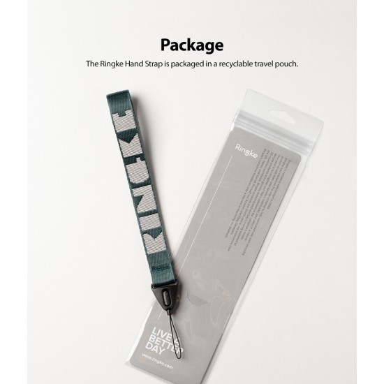Λουράκι πολλαπλών χρήσεων Ringke Hand Strap Lettering Peacock Green (ST75805RS)
