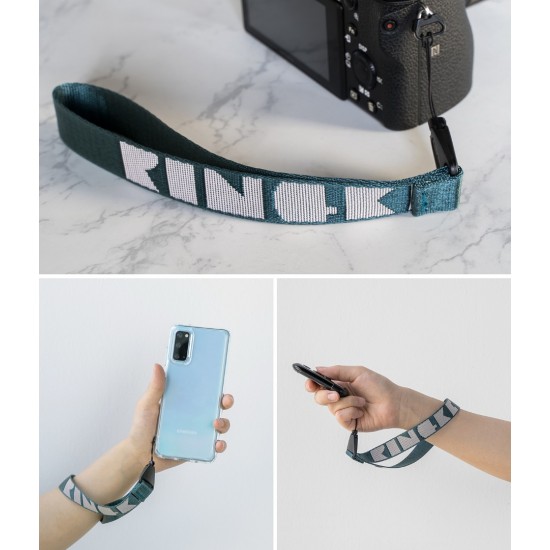 Λουράκι πολλαπλών χρήσεων Ringke Hand Strap Lettering Peacock Green (ST75805RS)