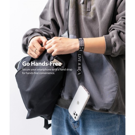 Λουράκι πολλαπλών χρήσεων Ringke Hand Strap Ticket Band 2 Balck (ST08257RS)