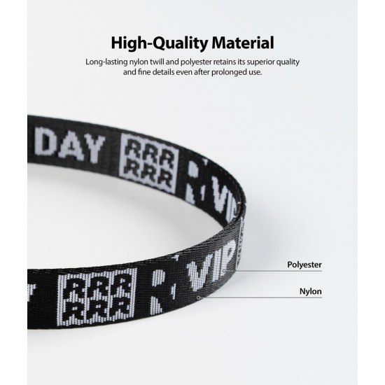 Λουράκι πολλαπλών χρήσεων Ringke Hand Strap Ticket Band 2 Balck (ST08257RS)