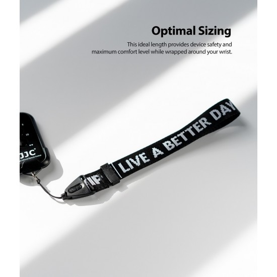 Λουράκι πολλαπλών χρήσεων Ringke Hand Strap Ticket Band 2 Balck (ST08257RS)