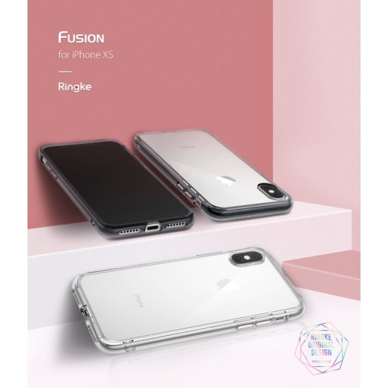Θήκη Σιλικόνης Ringke Fusion TPU case with frame for iPhone X / XS Clear (FSAP0025) Θήκη Σιλικόνης Ringke Fusion TPU case with frame for iPhone X / XS Clear (FSAP0025)