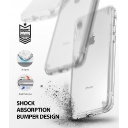 Θήκη Σιλικόνης Ringke Fusion TPU case with frame for iPhone XR Clear (FSAP0033)