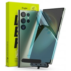 Μεμβράνη Προστασίας Ringke Screen Protector Dual Easy Film For Galaxy S23 Ultra (1 + 1 Added Bonus Pack) (D5EW036)