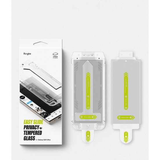 Γυαλί Προστασίας Ringke Easy Slide Privacy Tempered Glass Screen Protector for Samsung Galaxy S24 Ultra (2 Τεμάχια) (G4as817) Γυαλί Προστασίας Ringke Easy Slide Privacy Tempered Glass Screen Protector for Samsung Galaxy S24 Ultra (2 Τεμάχια) (G4as817)