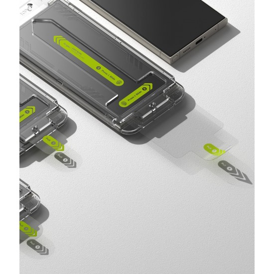 Γυαλί Προστασίας Ringke Easy Slide Tempered Glass Screen Protector for Samsung Galaxy S24 Ultra (2 Τεμάχια) (G4as816)