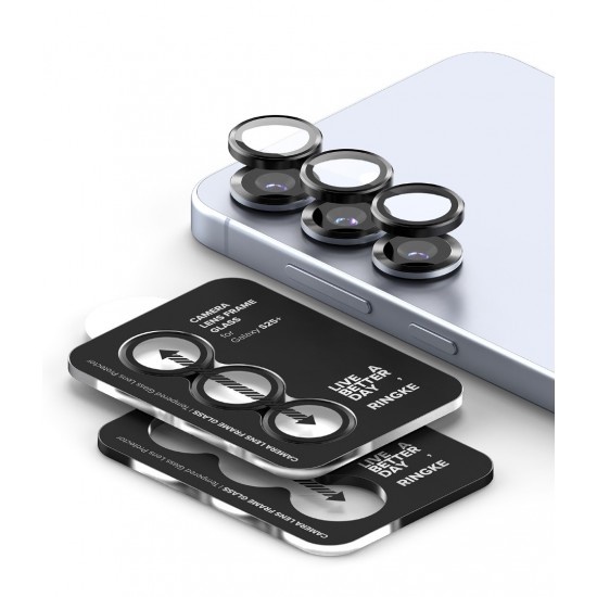 Γυαλί Προστασίας Κάμερας Ringke Camera Lens Frame Glass (2 Τεμάχια) for Samsung Galaxy S25 Plus (CLF1G1006) Black Γυαλί Προστασίας Κάμερας Ringke Camera Lens Frame Glass (2 Τεμάχια) for Samsung Galaxy S25 Plus (CLF1G1006) Black