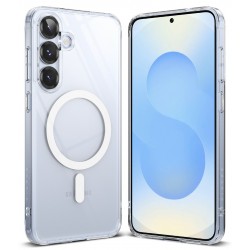 Θήκη Σιλικόνης Ringke Fusion Magnetic polycarbonate case with TPU frame for Samsung Galaxy S25 Plus Clear (FMG984R52)