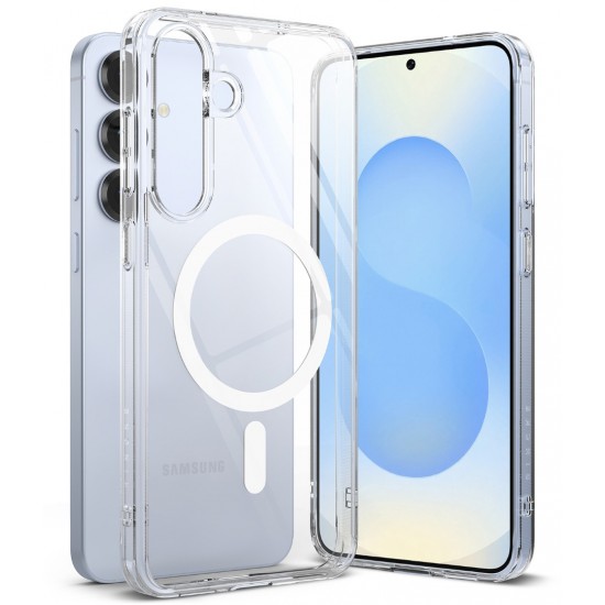 Θήκη Σιλικόνης Ringke Fusion Magnetic polycarbonate case with TPU frame for Samsung Galaxy S25 Plus Clear (FMG984R52) Θήκη Σιλικόνης Ringke Fusion Magnetic polycarbonate case with TPU frame for Samsung Galaxy S25 Plus Clear (FMG984R52)