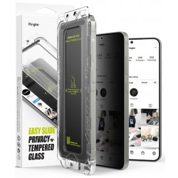 Γυαλί Προστασίας Ringke Easy Slide Privacy Tempered Glass Screen Protector for Samsung  Galaxy S25 Plus / S24 Plus (2 Τεμάχια) (G4as1002)