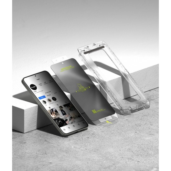 Γυαλί Προστασίας Ringke Easy Slide Privacy Tempered Glass Screen Protector for Samsung  Galaxy S25 Plus / S24 Plus (2 Τεμάχια) (G4as1002)