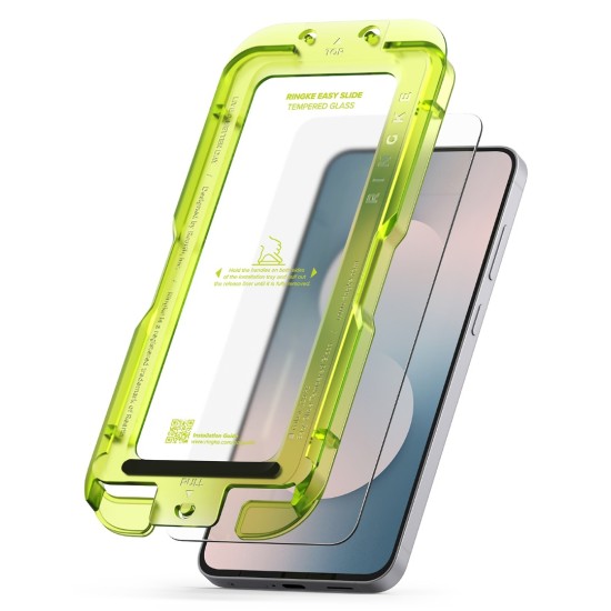 Γυαλί Προστασίας Ringke Easy Slide Tempered Glass Screen Protector for Samsung Galaxy S25 FE (2 Τεμάχια) (G4as1207)