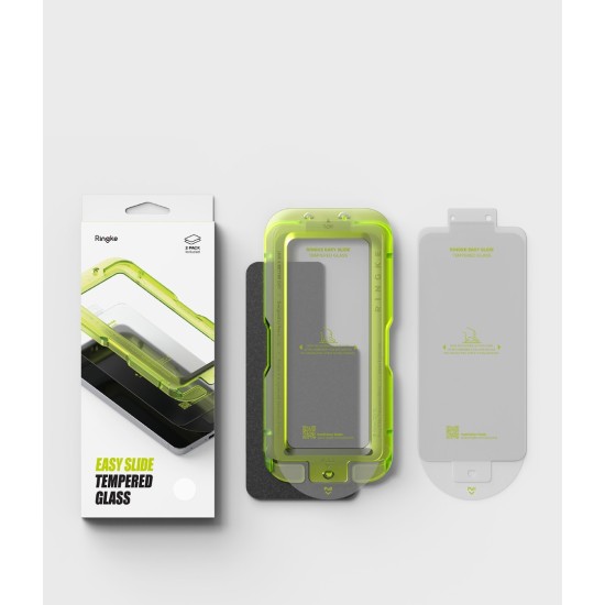 Γυαλί Προστασίας Ringke Easy Slide Tempered Glass Screen Protector for Samsung Galaxy S25 FE (2 Τεμάχια) (G4as1207)