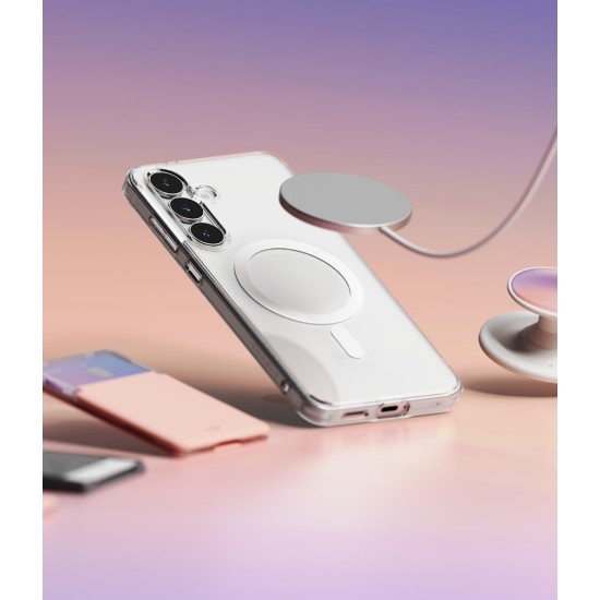 Θήκη Σιλικόνης Ringke Fusion Magnetic polycarbonate case with TPU frame for Samsung Galaxy S25 FE Clear (FMG1204E52) Θήκη Σιλικόνης Ringke Fusion Magnetic polycarbonate case with TPU frame for Samsung Galaxy S25 FE Clear (FMG1204E52)