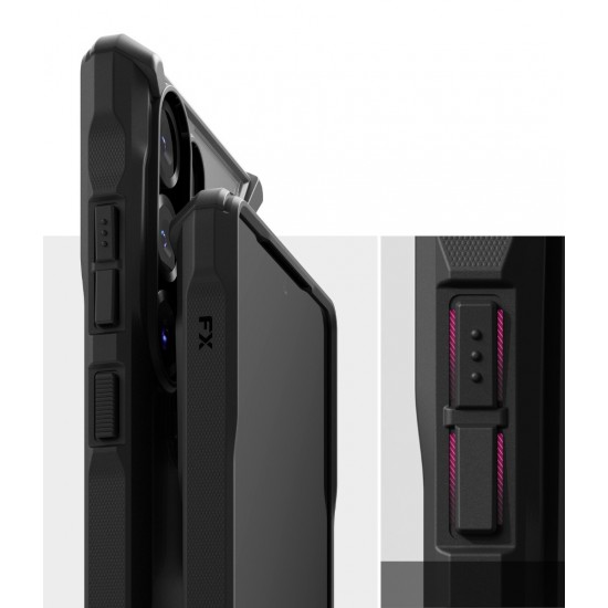 Θήκη Σιλικόνης Ringke Fusion X durable PC Case with TPU Bumper for Samsung Galaxy S25 Ultra black (FX988E55) Θήκη Σιλικόνης Ringke Fusion X durable PC Case with TPU Bumper for Samsung Galaxy S25 Ultra black (FX988E55)