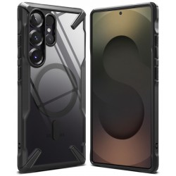 Θήκη Σιλικόνης Ringke Fusion X Magnetic PC Case with TPU Bumper for Galaxy S25 Ultra Black (FXMG988E55)