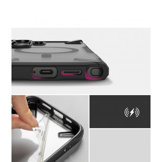 Θήκη Σιλικόνης Ringke Fusion X Magnetic PC Case with TPU Bumper for Galaxy S25 Ultra Black (FXMG988E55) Θήκη Σιλικόνης Ringke Fusion X Magnetic PC Case with TPU Bumper for Galaxy S25 Ultra Black (FXMG988E55)