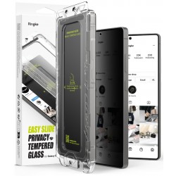 Γυαλί Προστασίας Ringke Easy Slide Privacy Tempered Glass Screen Protector for Samsung Galaxy S25 Ultra (2 Τεμάχια) (G4as1004)