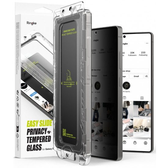 Γυαλί Προστασίας Ringke Easy Slide Privacy Tempered Glass Screen Protector for Samsung Galaxy S25 Ultra (2 Τεμάχια) (G4as1004) Γυαλί Προστασίας Ringke Easy Slide Privacy Tempered Glass Screen Protector for Samsung Galaxy S25 Ultra (2 Τεμάχια) (G4as1004)
