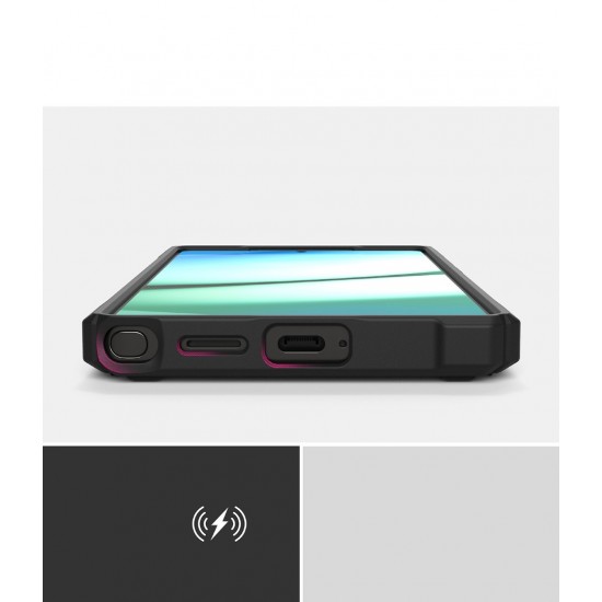 Θήκη Σιλικόνης Ringke Rugged Gear protection Case for Samsung Galaxy S25 Ultra Black (RG1010R55)