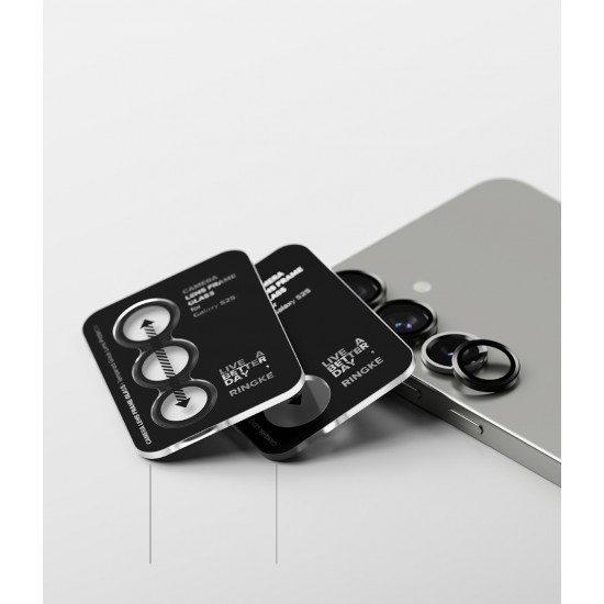 Γυαλί Προστασίας Κάμερας Ringke Camera Lens Frame Glass (2 Τεμάχια) for Samsung Galaxy S25 (CLF1G1005) Black Γυαλί Προστασίας Κάμερας Ringke Camera Lens Frame Glass (2 Τεμάχια) for Samsung Galaxy S25 (CLF1G1005) Black